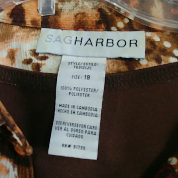 Sag Harbor Tops Womens Sag Harbor Blouse And Cami Set Poshmark